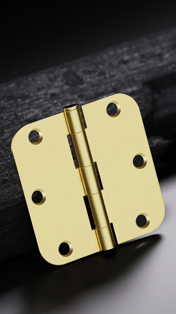 Satin Brass Hinges
