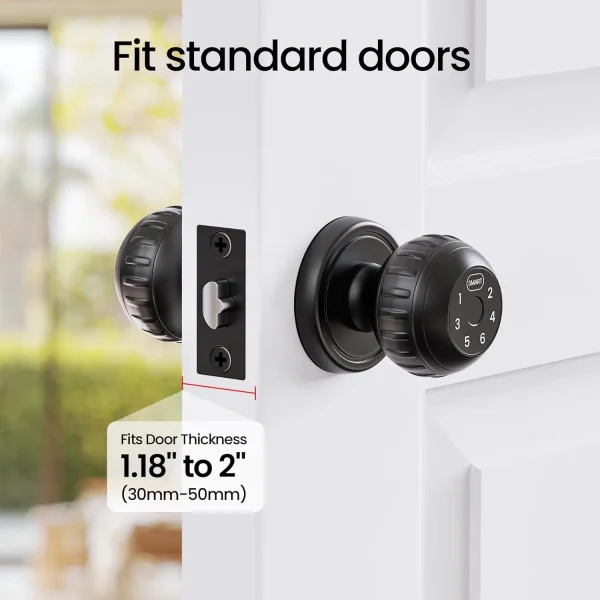 4-in-1 Smart Door Lock – Fingerprint, Keypad, App, Key