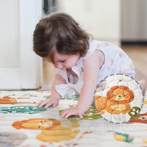 Baby Floor Mat – Fox Theme Waterproof Surface