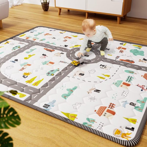 Baby Play Mat – Car & Letters Design