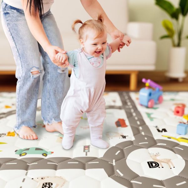 Baby Play Mat – Car & Letters Design