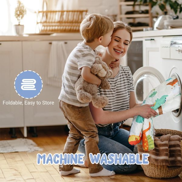 Baby Play Mat – Dinosaur & Letters Design Foldable Easy to Store and Machine Washable