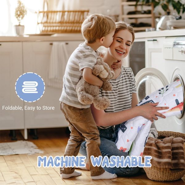 Baby Play Mat – Fox & Letters Design Foldable Easy to Store and Machine Washable