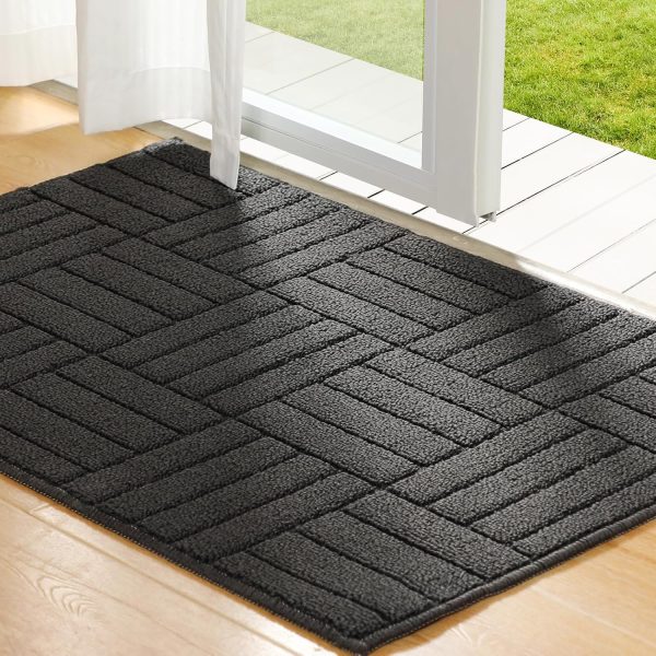 Door Mat – Durable, Non-Slip & Cushioned in Charcoal Gray