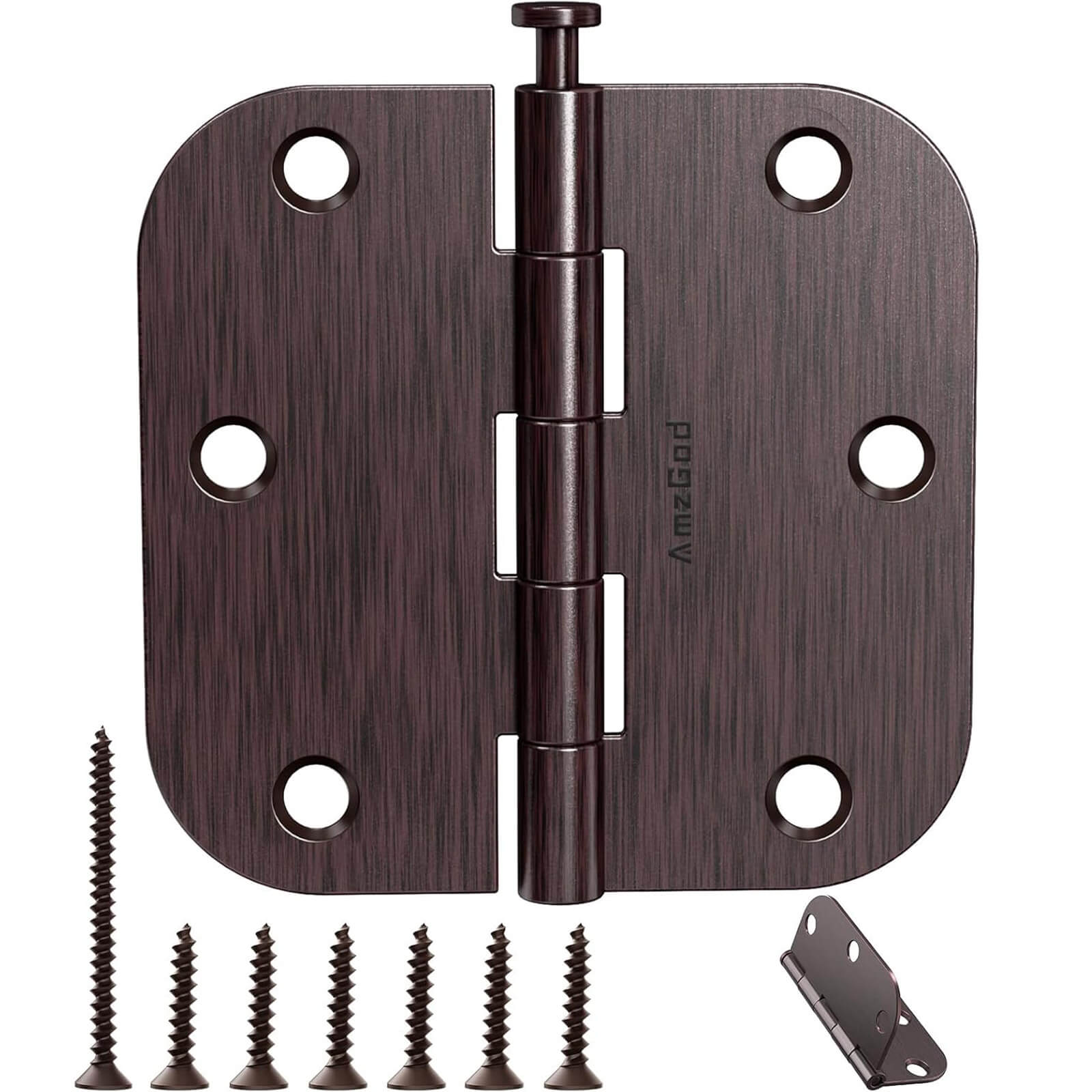 Oil Rubbed Bronze Door Hinges with 3.5 Inch & 5/8″ Radius Corners