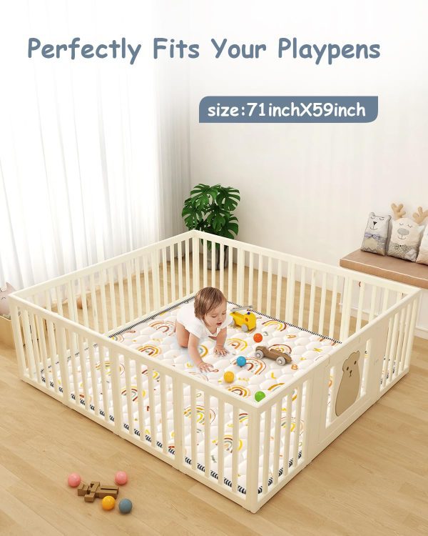 Play Mat – Boho Rainbow Design