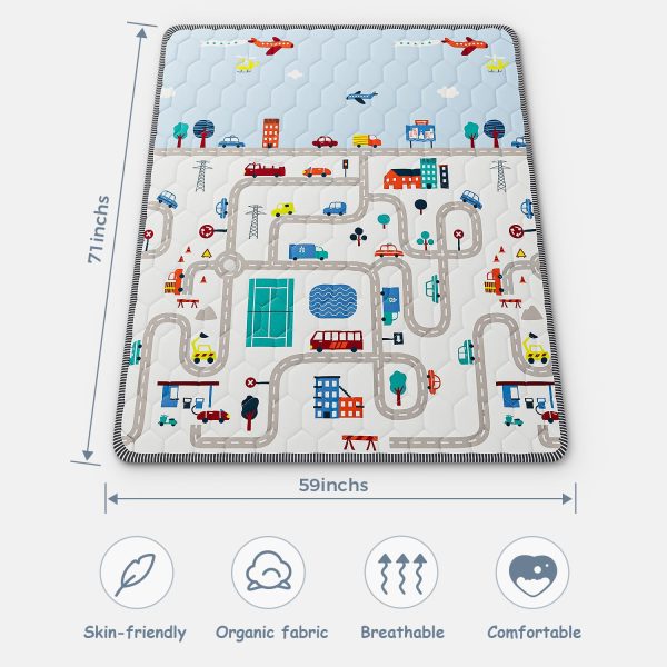 Play Mat for Babies – Car Theme Size 71x59